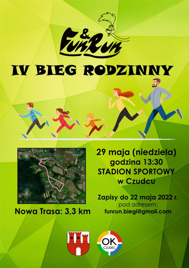Plakat - IV Bieg Rodzinny